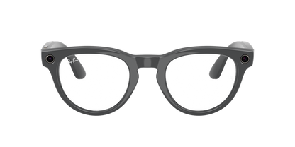 Ray-Ban Meta Headliner Gen 2 Shiny Asteroid Grey, Clear to Emerald (Transitions) lenses, 0RW4013 6702CE (front)