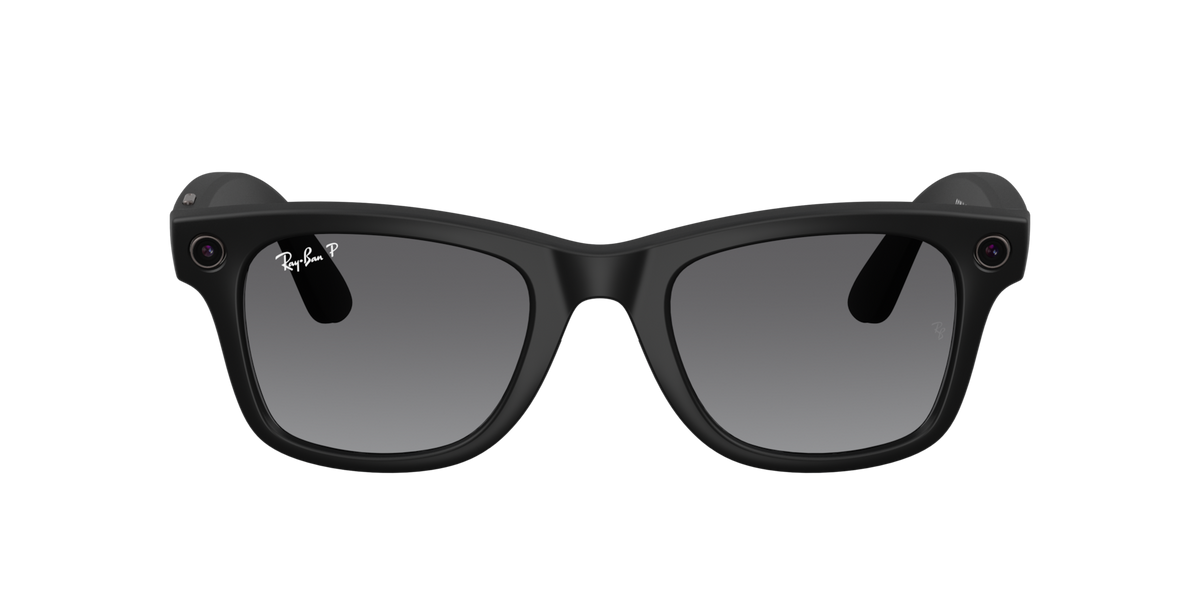 Ray-Ban Meta Wayfarer Gen 2 Matte Black, Graphite Polarised lenses, 0RW4012 601ST3 (front)