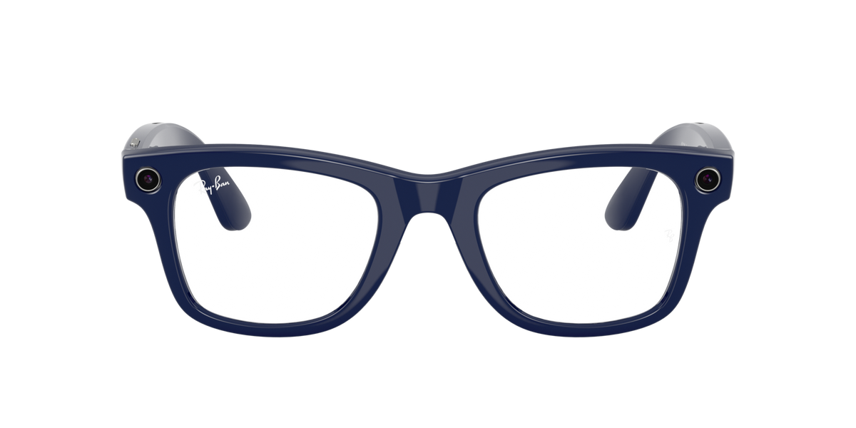 Ray-Ban Meta Wayfarer Gen 2 Shiny Cosmic Blue, Clear to Sapphire (Transitions) lenses, 0RW4012 6628MF (front)