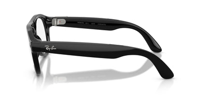 Ray-Ban Meta Aviator (Gen 3) Shiny Black / Transitions Graphite Green — side