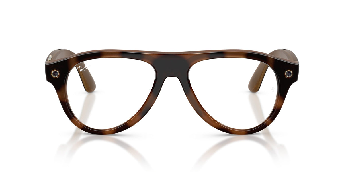 Ray-Ban Meta Aviator (Gen 3) Havana / Transitions Brown — front