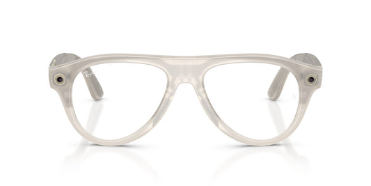Ray-Ban Meta Aviator (Gen 3) Milky Off-White / Transitions Gen S Brown — front