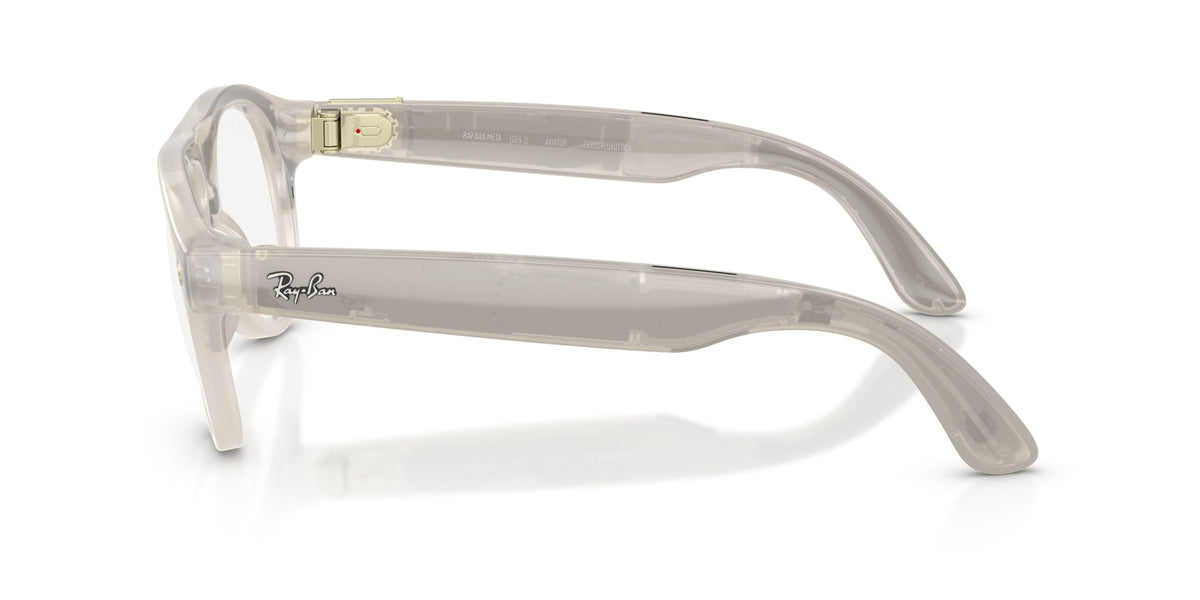 Ray-Ban Meta Aviator (Gen 3) Milky Off-White / Transitions Gen S Brown — side