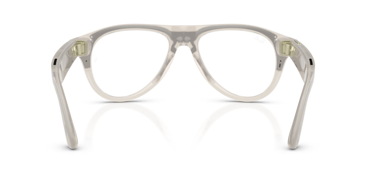 Ray-Ban Meta Aviator (Gen 3) Milky Off-White / Transitions Gen S Brown — back