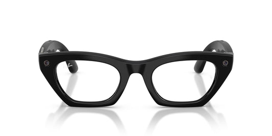 Ray-Ban Meta Zena (Gen 3) Shiny Black / Clear BLF&AR — front