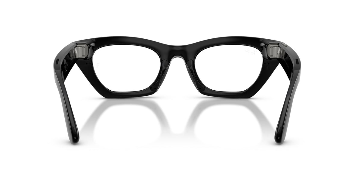 Ray-Ban Meta Zena (Gen 3) Shiny Black / Clear BLF&AR — back