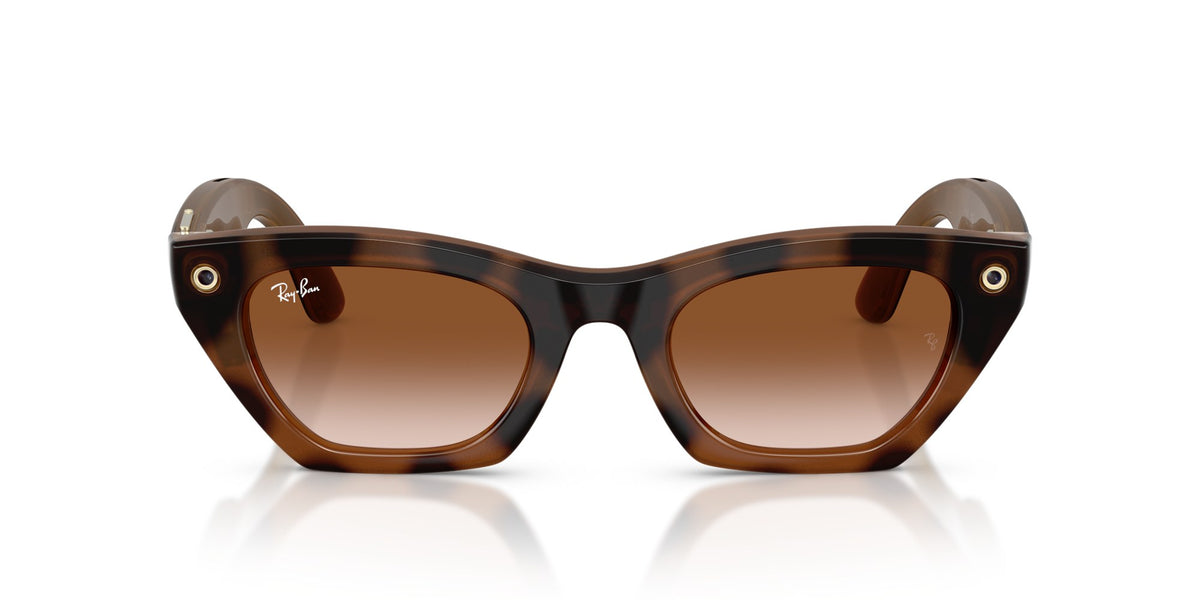 Ray-Ban Meta Zena (Gen 3) Havana / Gradient Brown — front