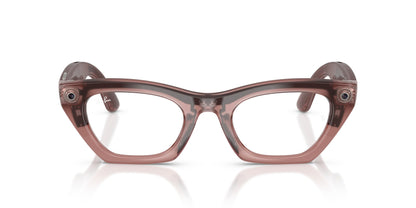 Ray-Ban Meta Zena (Gen 3) Milky Pink Blush / Transitions Grey — front