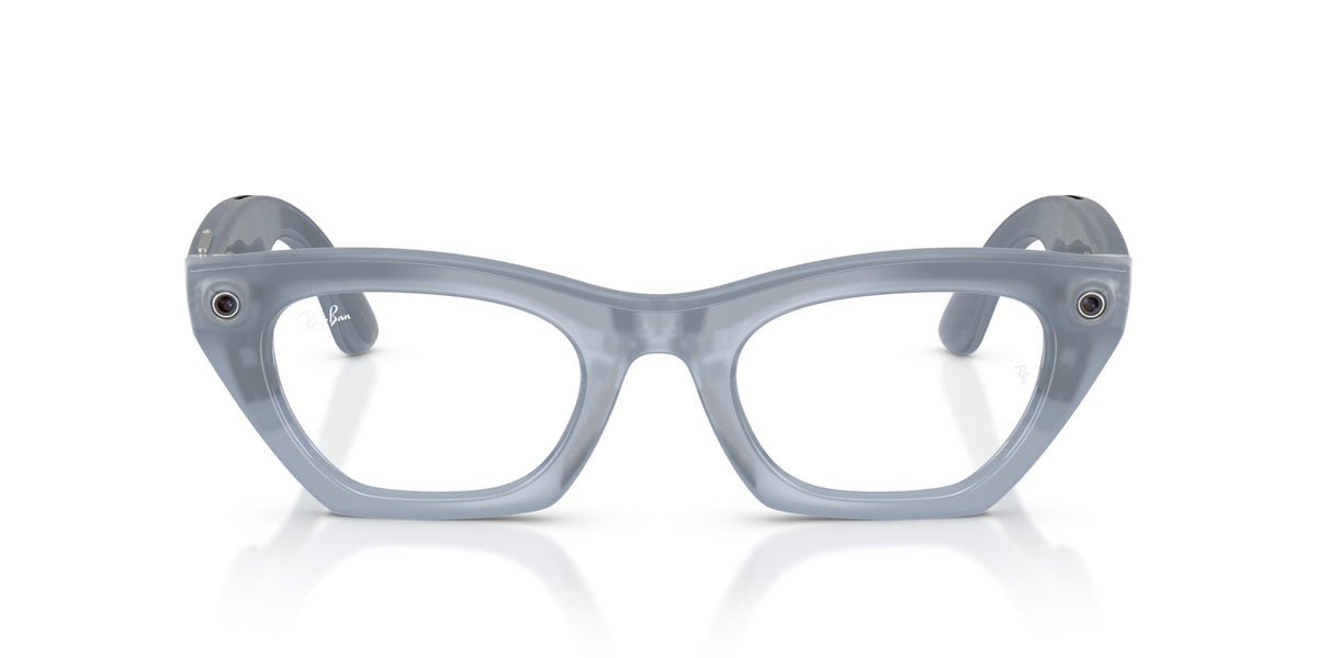 Ray-Ban Meta Zena (Gen 3) Milky Grey Lilac / Transitions Copper — front