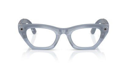 Ray-Ban Meta Zena (Gen 3) Milky Grey Lilac / Transitions Copper — front